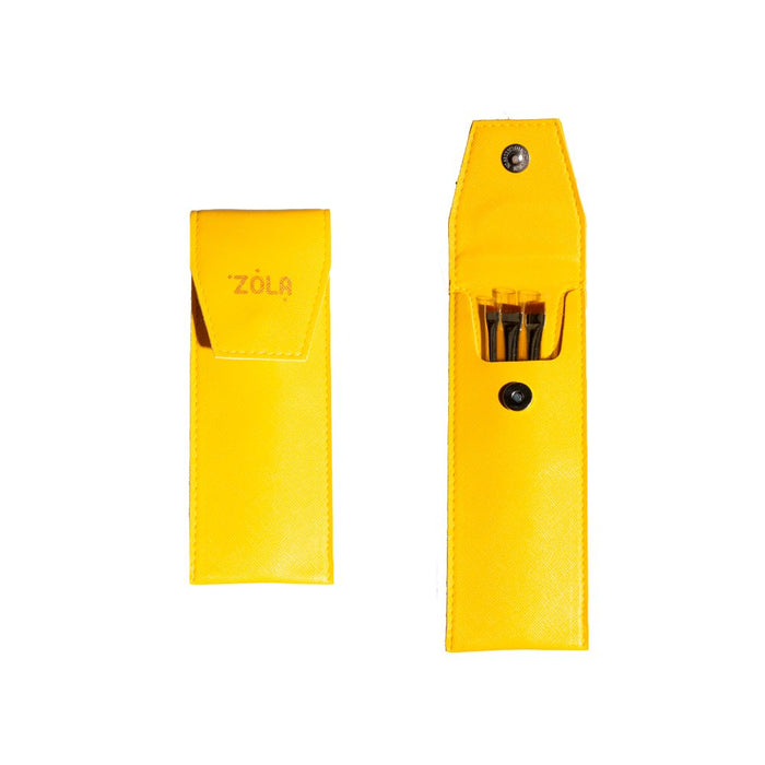 ZOLA Brush Case, Yellow Brush Case ZOLA