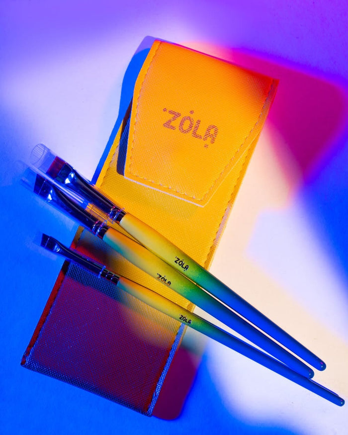 ZOLA Brush Case, Yellow Brush Case ZOLA