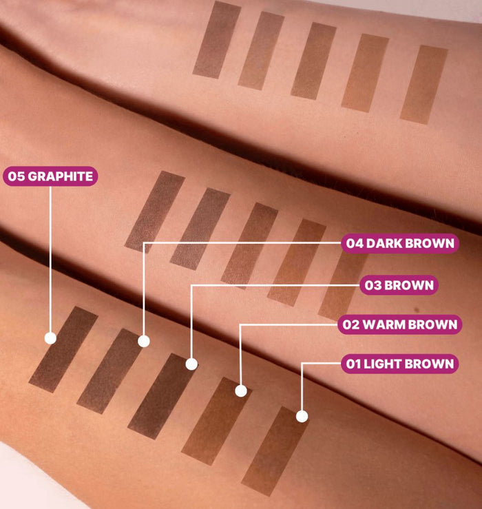 ZOLA Eyebrow Tint With Collagen 04 Dark Brown, 5 ml Eyebrow tint ZOLA