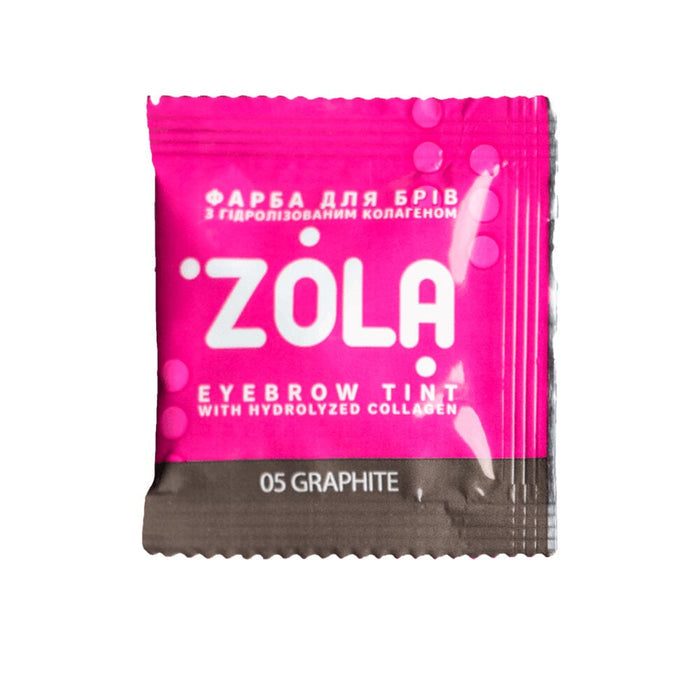 ZOLA Eyebrow Tint With Collagen 05 Graphite, 5 ml Eyebrow tint ZOLA