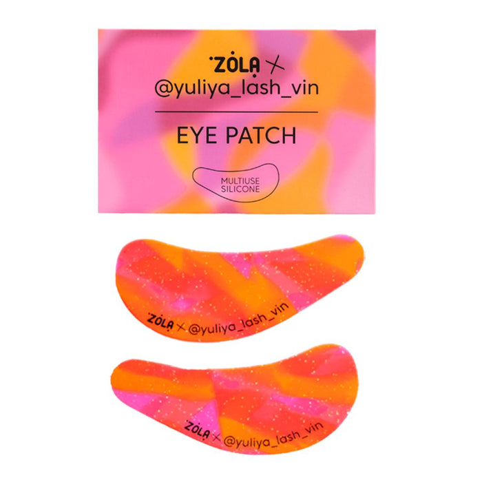ZOLA x Yuliya Lash Vin Multi-functional Silicone Patches, Pink-Orange Silicone Patches ZOLA