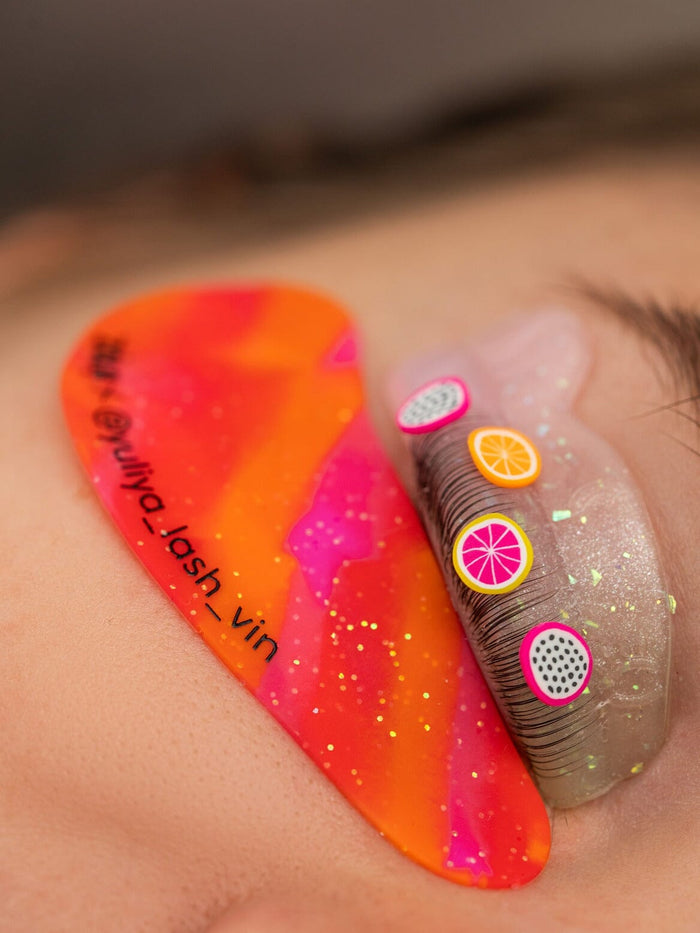 ZOLA x Yuliya Lash Vin Multi-functional Silicone Patches, Pink-Orange Silicone Patches ZOLA